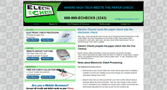 Desktop Screenshot of electricchecks.com